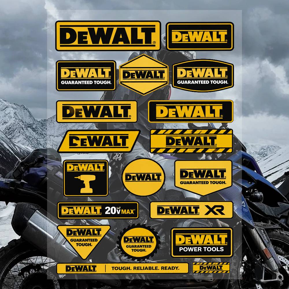 Streetwear Brand Stickers - A-deW--wa-lt-t Streetwear Marka Çıkartma Seti Su