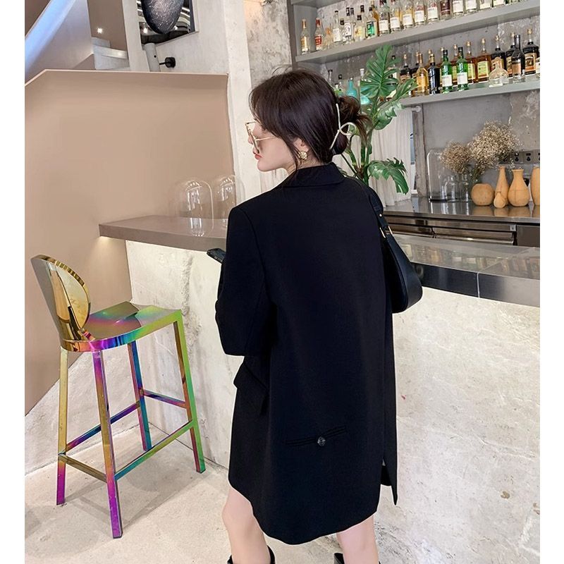 Marka siyah Blazer kadın ceket - Streetwear Brand Clothing incelemesi ve fiyatı