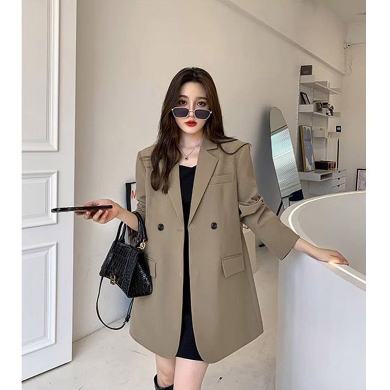 Marka siyah Blazer kadın ceket - Streetwear Brand Clothing incelemesi ve fiyatı