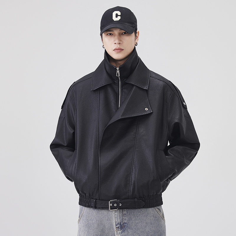 Sonbahar Kış Deri Ceket Erkekl - Streetwear Brand Clothing incelemesi ve fiyatı