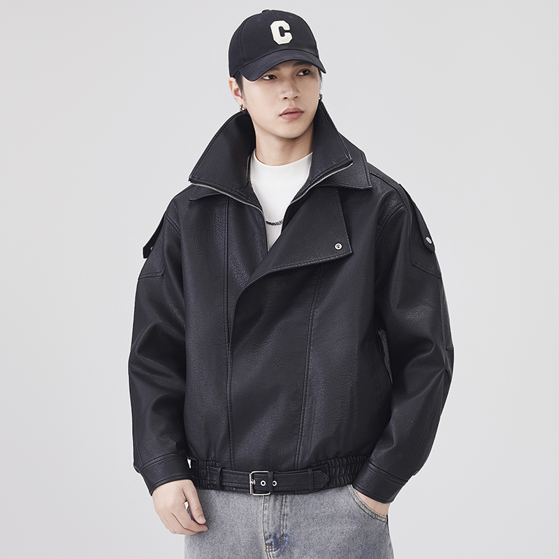 Sonbahar Kış Deri Ceket Erkekl - Streetwear Brand Clothing incelemesi ve fiyatı