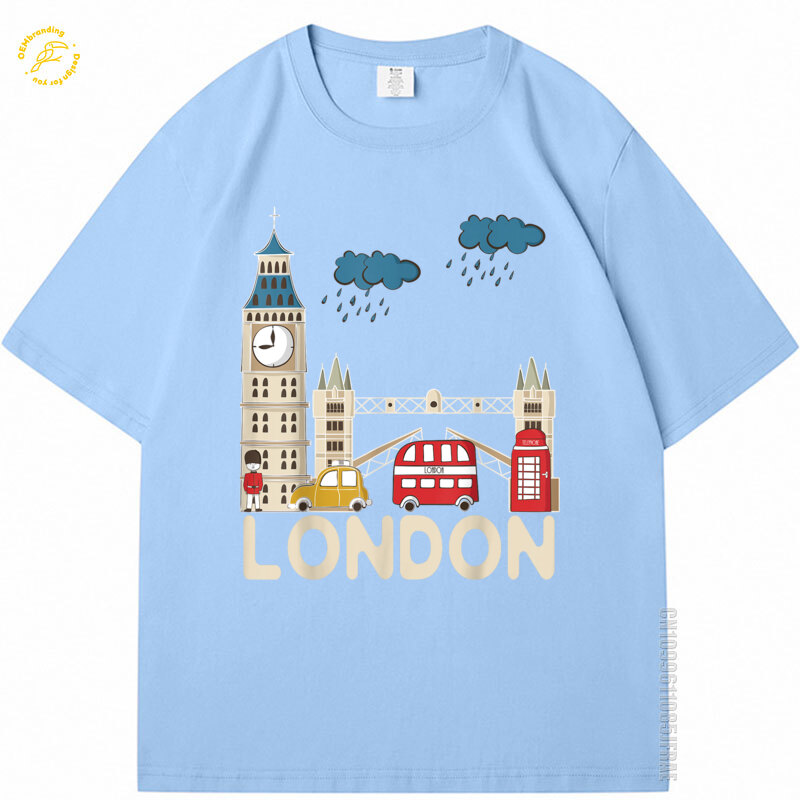 Yağmurlu Londra Tshirt Sevimli - Streetwear Brands London incelemesi ve fiyatı