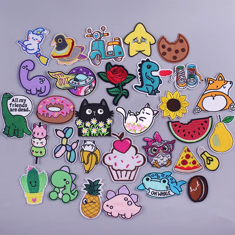 Sevimli hayvanlar dinozor yama - Streetwear Brand Stickers incelemesi ve fiyatı