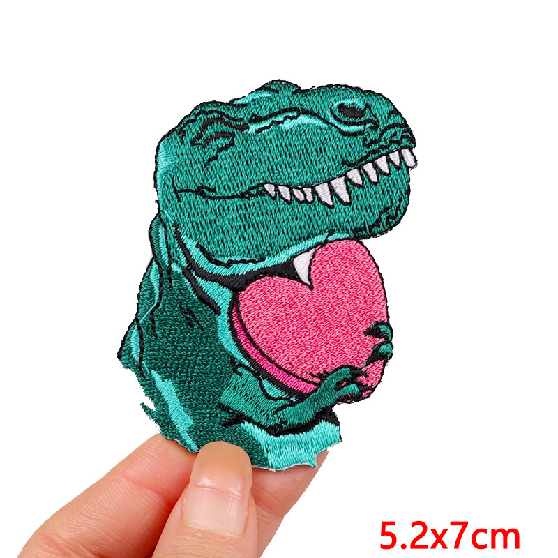 Sevimli hayvanlar dinozor yama - Streetwear Brand Stickers incelemesi ve fiyatı